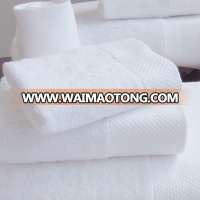 Pure white cotton towel, bath towel for hotel