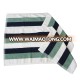 Hand towel customized yarn dyed black striped towels