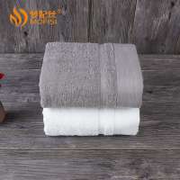 Gray solid color 100% cotton 5 star hotel quality bath towel